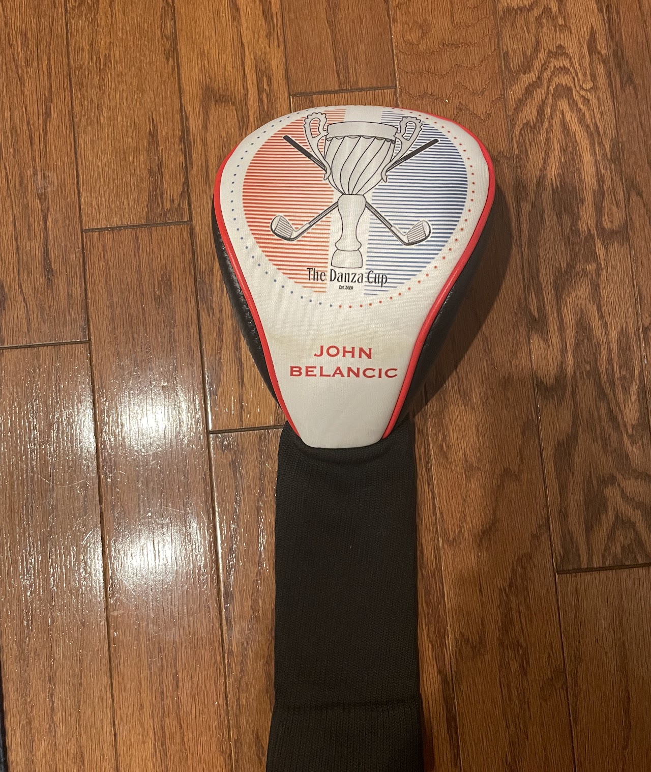 Custom Danza Cup headcover — John Belancic